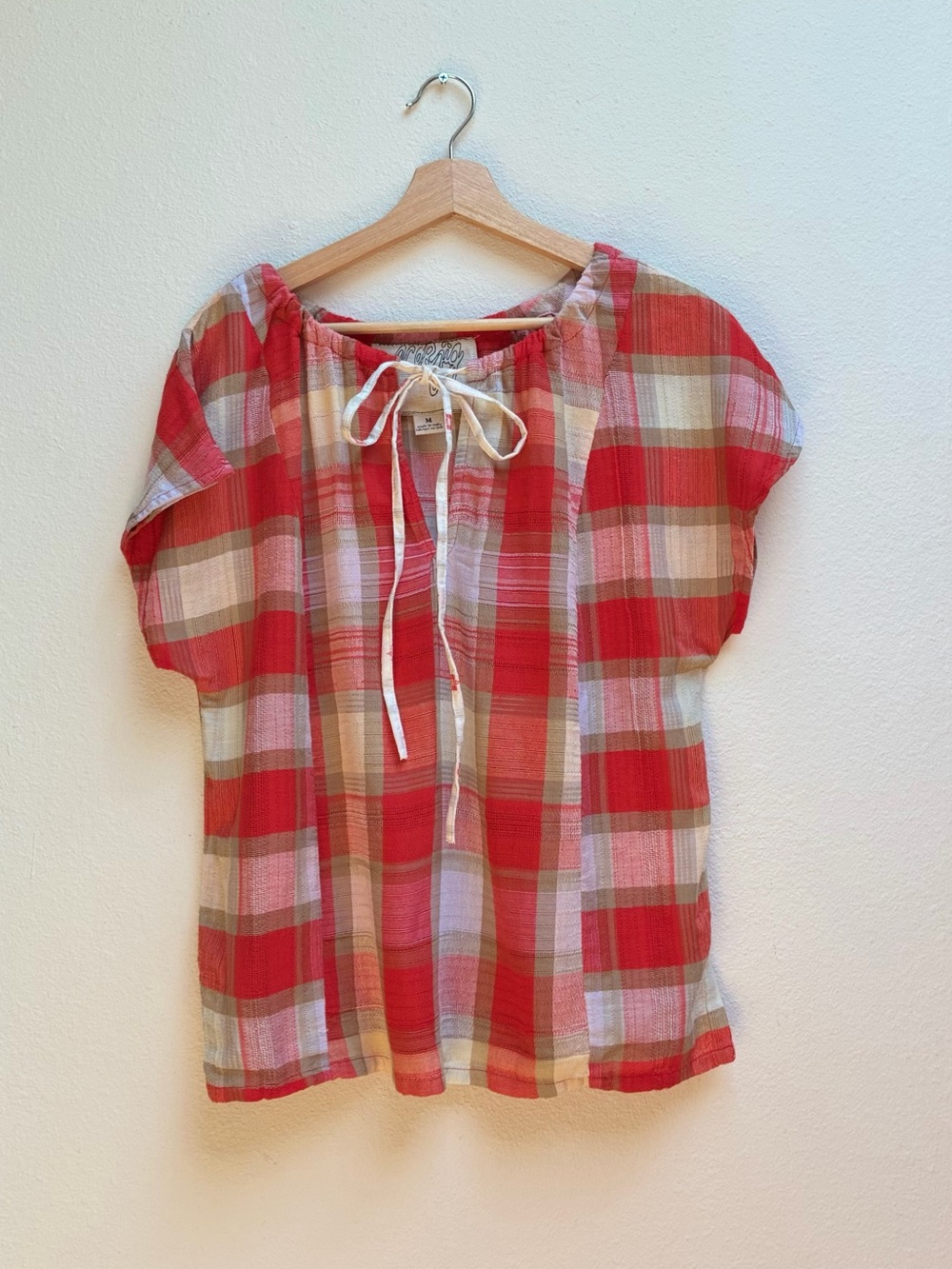 Ace & Jig Picnic Plaid Cotton top